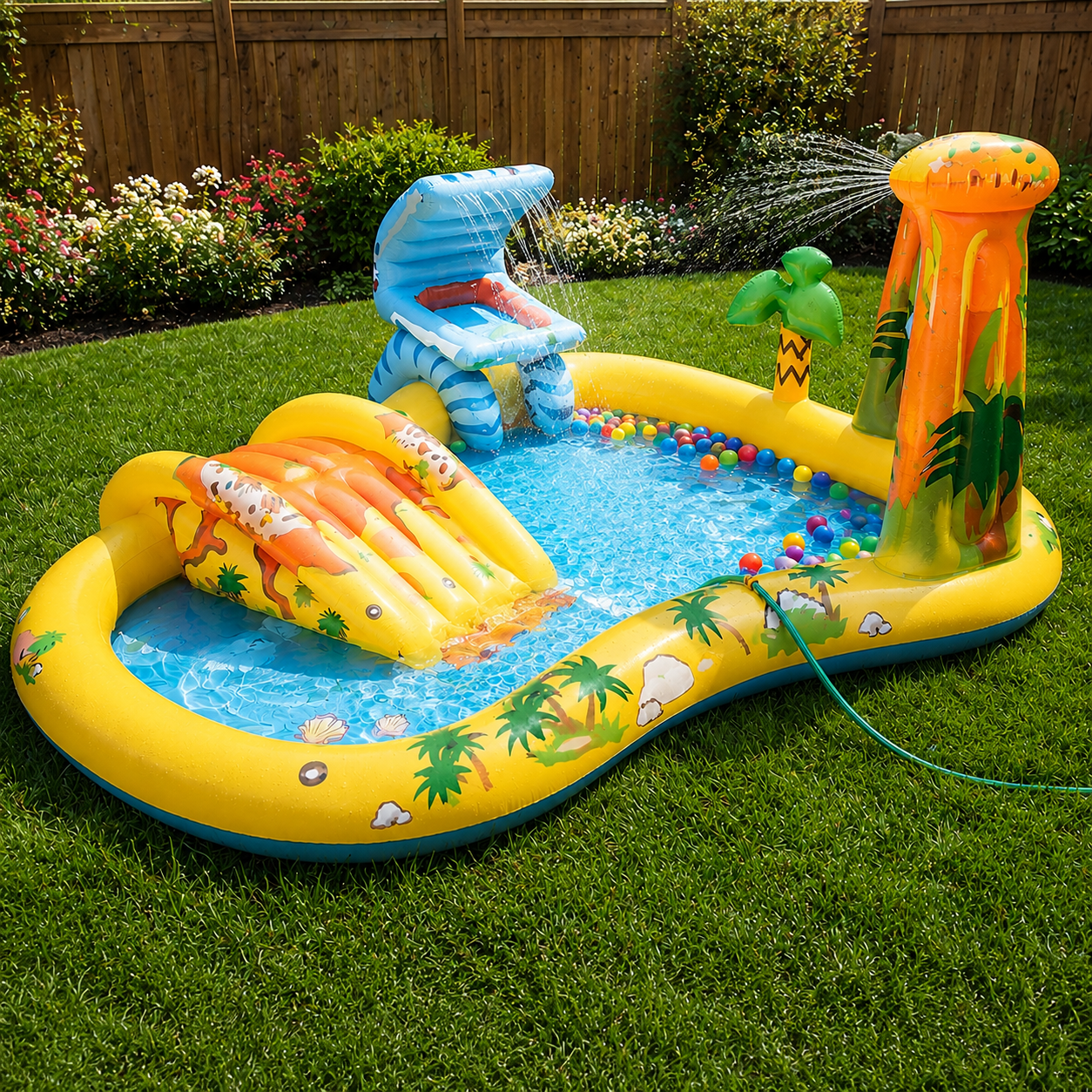 INTEX Dinosaur Play Center Swim Pool 8X6X4 1 Piece