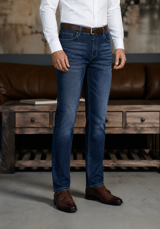 Dark Blue Denim Jeans ONJ-005