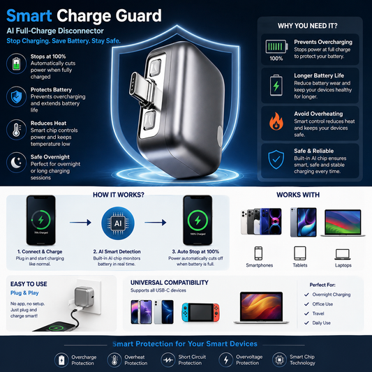 (Free Shipping) Smart Charge Guard