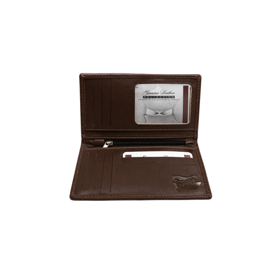 SPINZER PURE LEATHER LONG WALLET