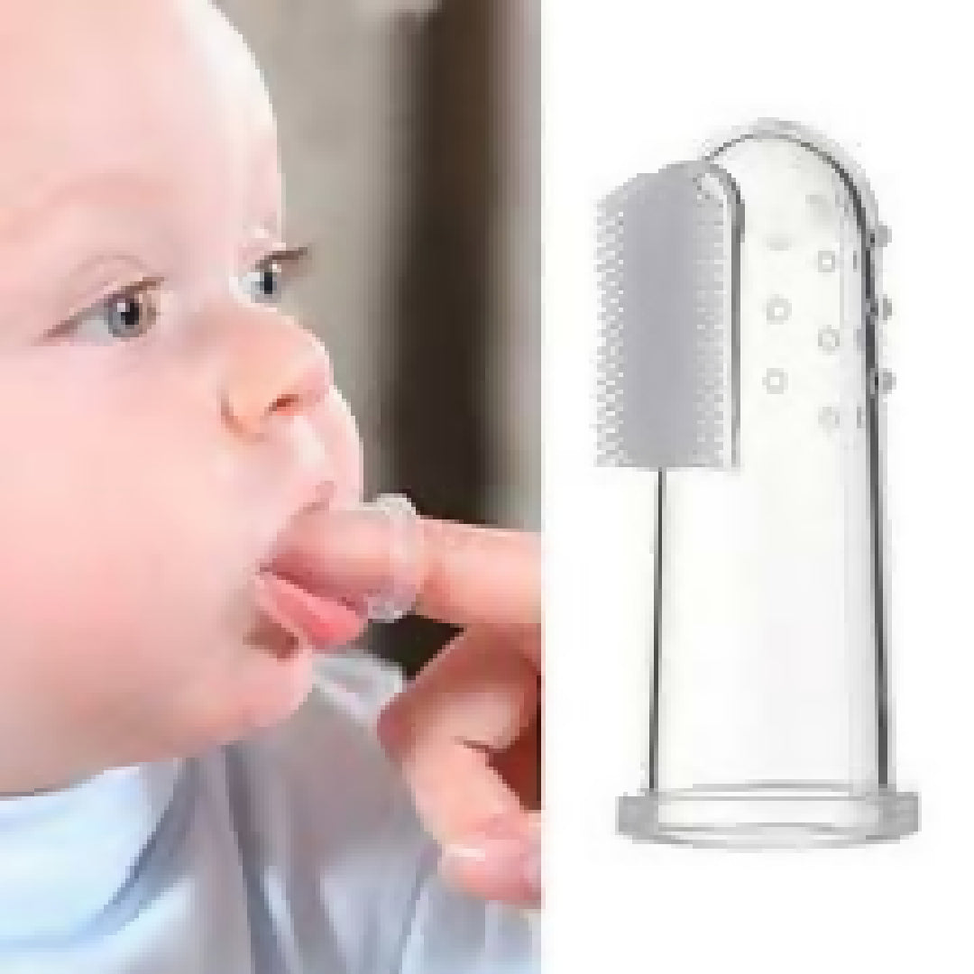 Baby Finger Toothbrush Silicon Toothbrush Box Children Teeth Clear Soft Silicone Infant Tooth Brush Rubber Cleaning Baby Brush