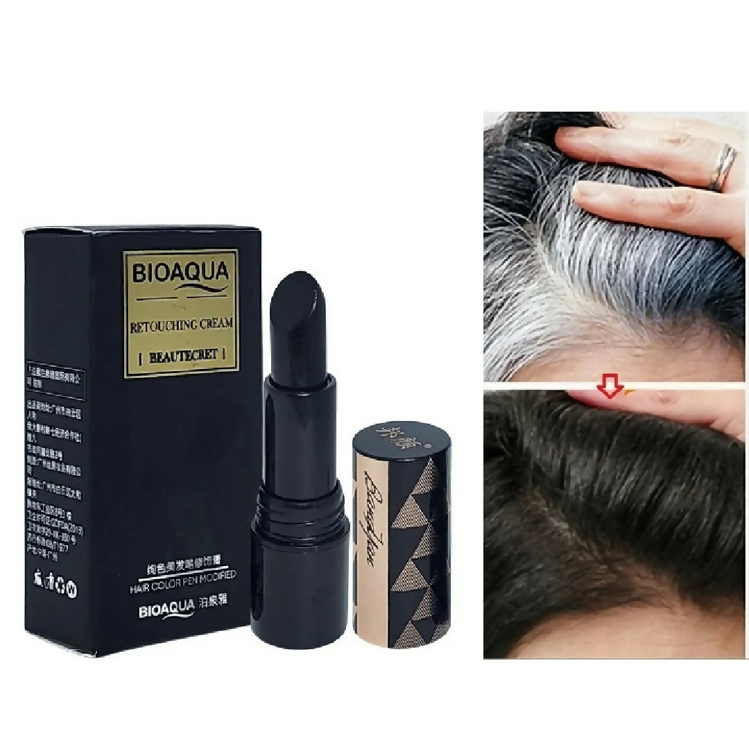 BIOAQUA Instant Hair Retouching Cream – 60-Second Gray Root Concealer Pen By Twista Mall