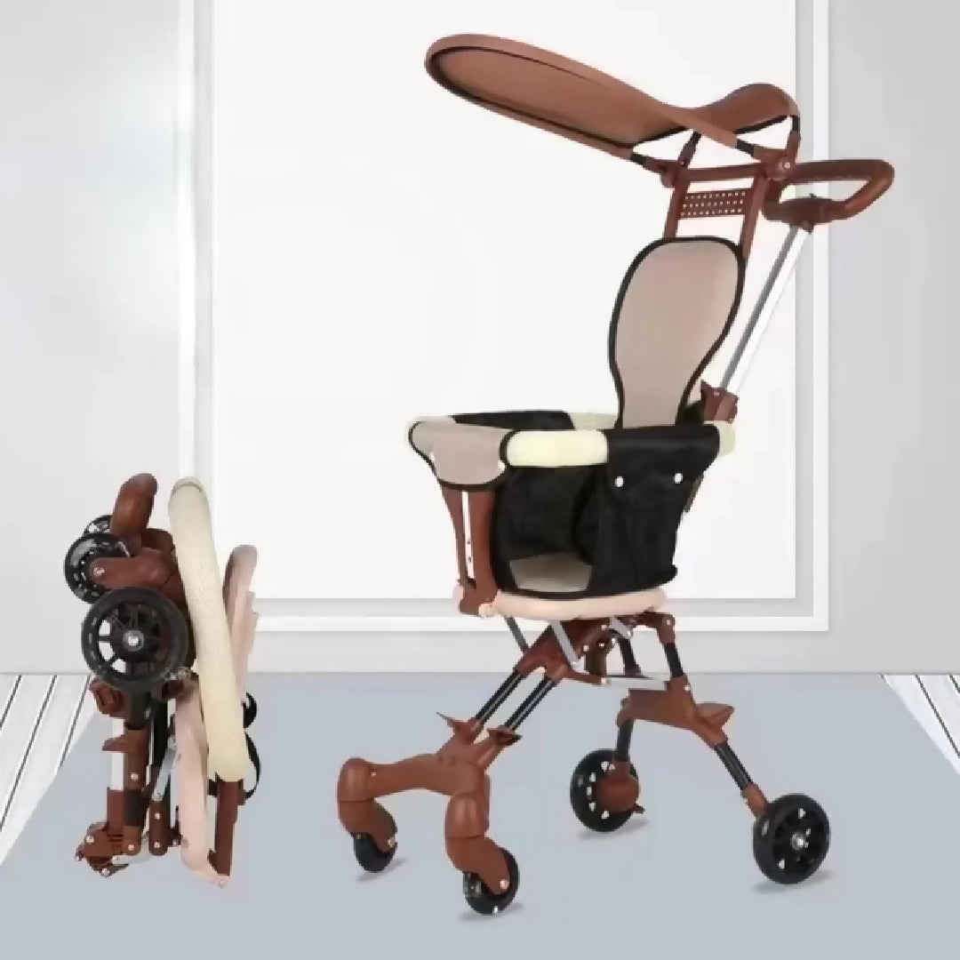 Luxury Baby Tricycle Stroller with Sunshade 3 in 1