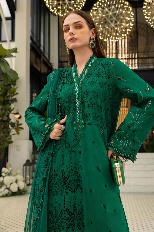 Maria B 3 Pc Unstitched Embroidered Lawn Suit EL-26-04