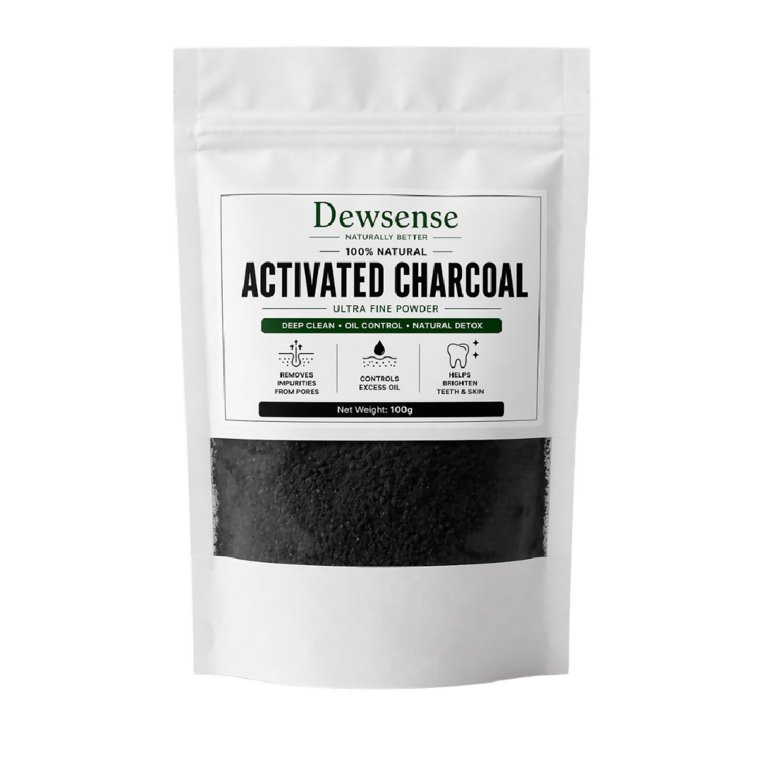 Activated Charcoal Powder 100g Natural Charcoal Powder for Skin Care Deep Cleansing Face Mask Blackhead Remover Teeth Whitening Detox Powder