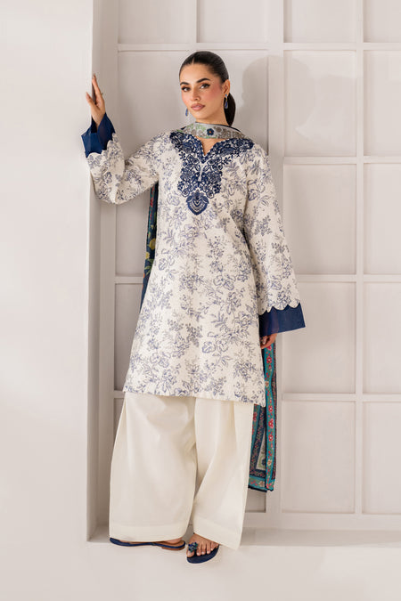 Xenia Formals 3 Pc Unstitched Embroidered Lawn Suit KYMA