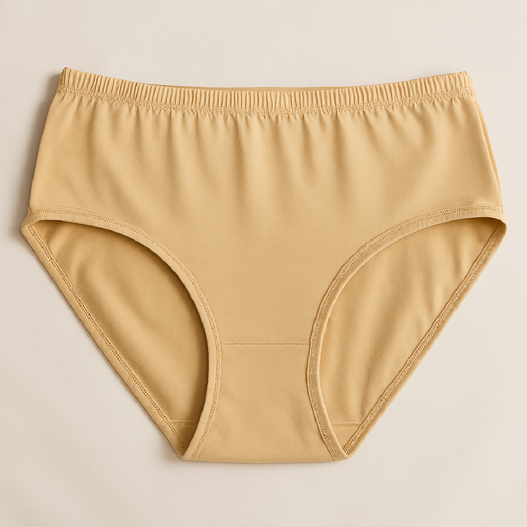 Jersey Plain Panty for Women - Soft Comfortable - Lightweight Fabric - Skin - S M L - Large