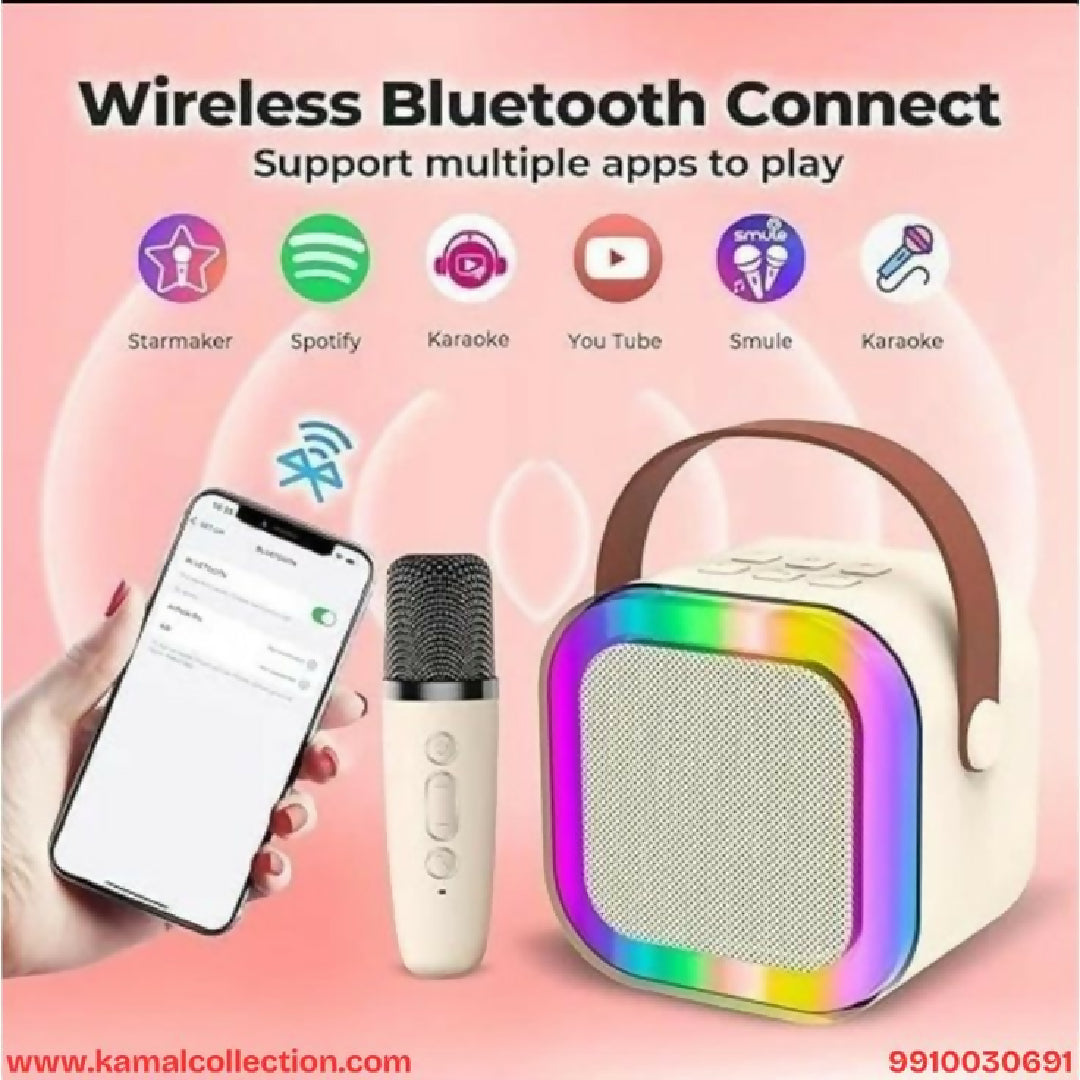 K12 Wireless Karaoke Microphone with Speaker