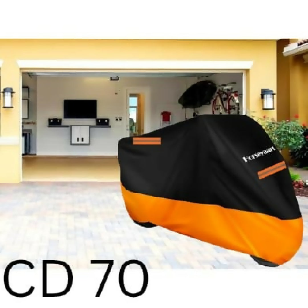 Bike Cover Full Size CD70 125cc Motorcycle Motorbike Cover WaterProof Top Parking Cover