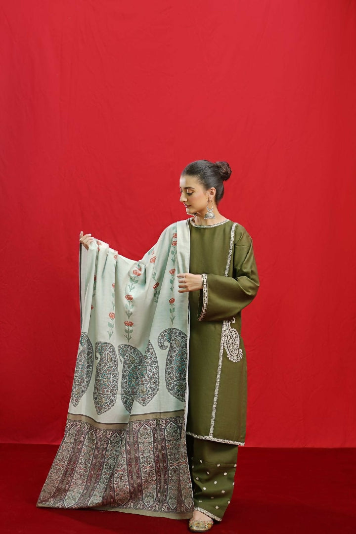 Most Hit Codes Fully Embroidered LAWN 3Pc With Nino karra Printed Dupatta SUMMER Collection