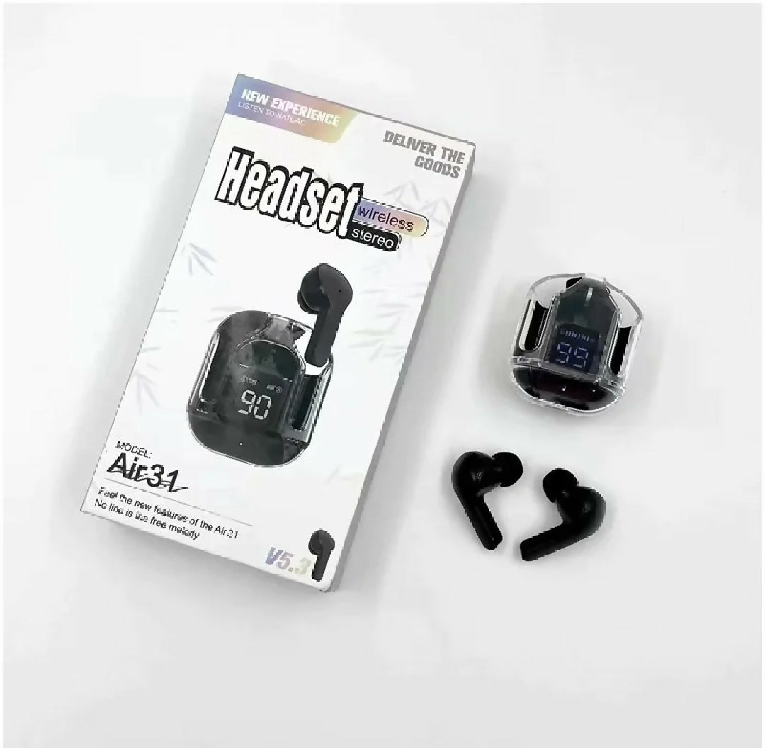 Air 31 Wireless ear pods super sound with free pouch