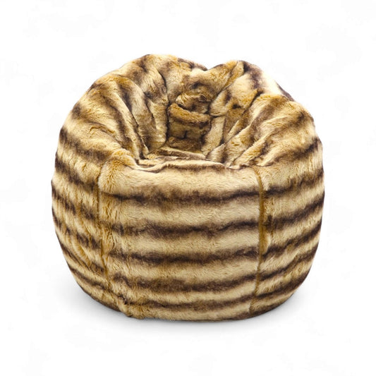 Relaxsit Double Shade Faux Fur Bean Bag Chair – Ultra Soft & Stylish Seating