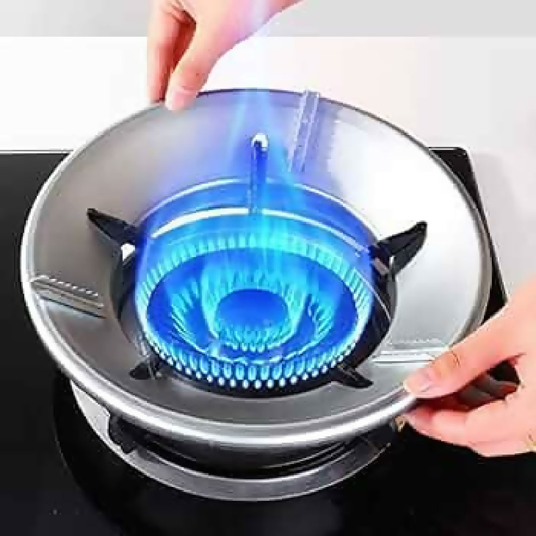 Gas Saver Burner Stand Windproof Gas Stand for Gas Chula Stand Gas Saver Jali Stove Protector and Washable Stand
