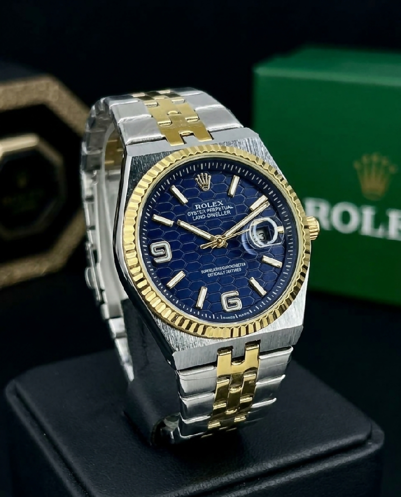 Rolex Two-Tone Hexa Dial Luxury Watch
