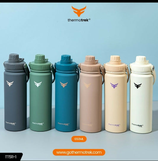 Thermotrek Baleno Stainless Steel Water Bottle collection 650ML 1 Piece
