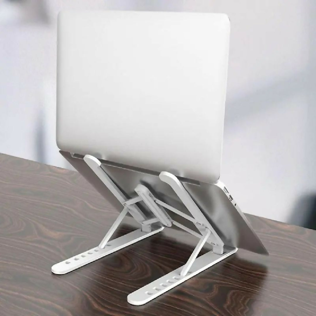 New High Quality Laptop Stand Adjustable Portable Laptop Stand For Desk Foldable Plastic Non Slip Stand For Laptop And Tablet