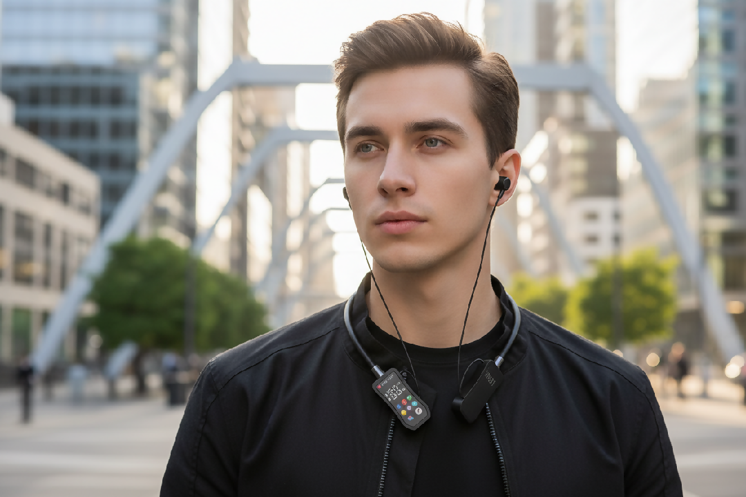 Aroma M31 Bluetooth Neckband Earphone with LCD Display