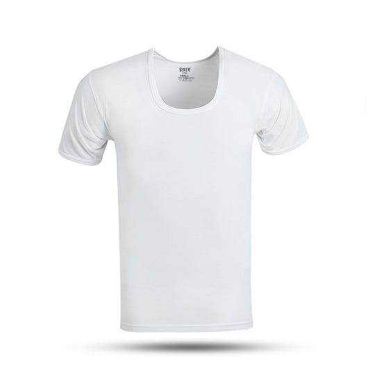 Men's Vest Half Sleeves Premium Combed Cotton