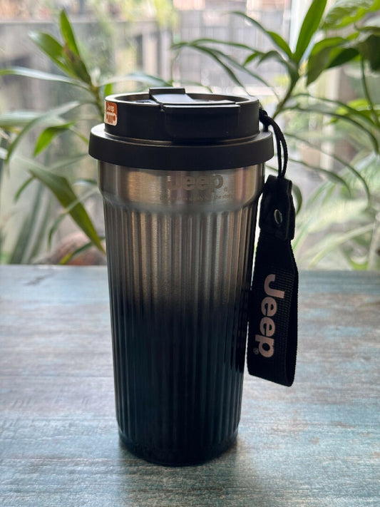 Jeep 500ml Coffee Cup in Black