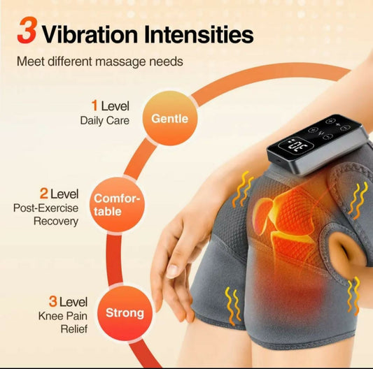 Hot Selling Heated Knee Leg Vibration Massager