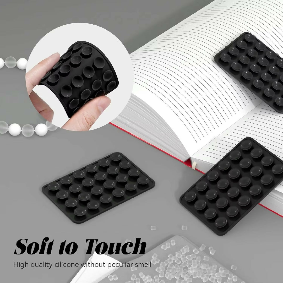 Mobile Bubble Grip Silicone Suction Both Side Bubble Grip Cup Phone Strong Grip Holder Hands Free Random Color