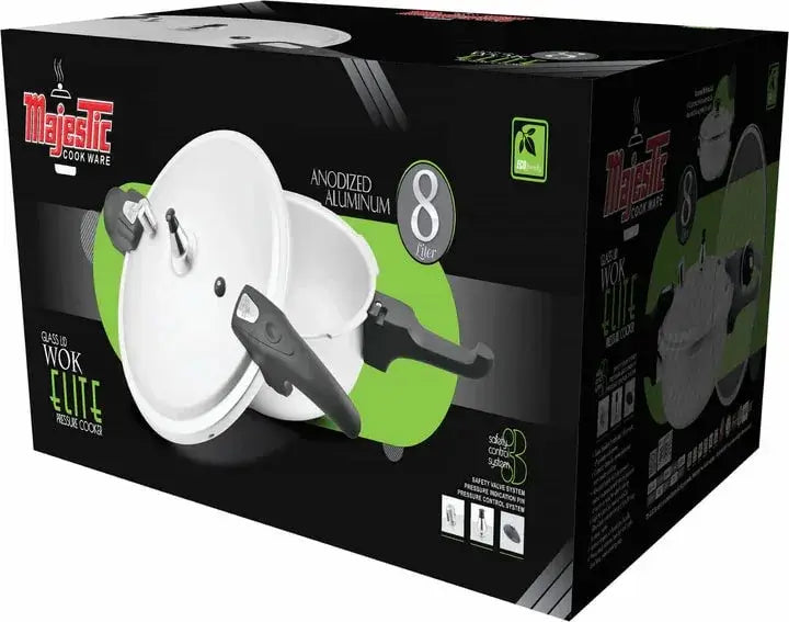 Elite Wok Cooker with Glass