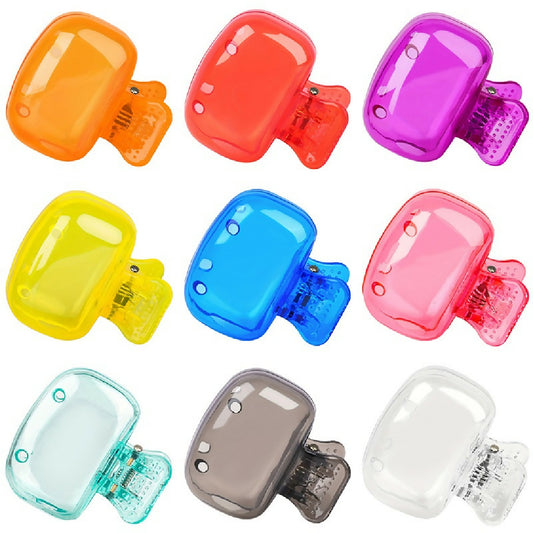 Pack of 10 – Toothbrush Storage Cases in Random Colors – Portable and Hygienic Holders for Travel Office School and Home Use Random Color