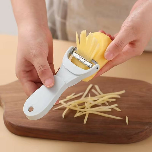 2 In 1 Peeling Knife Kitchen Multi Purpose Peeling Tool for Fruits And Vegetables Potato And Fruit Slicer Twopiece Peeling And Shredding Set