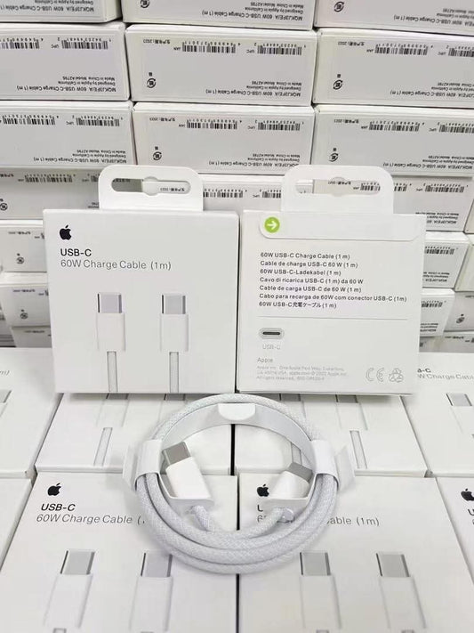 Apple Fast Charging Data Cable - USB-C to Lightning and USB-C to C