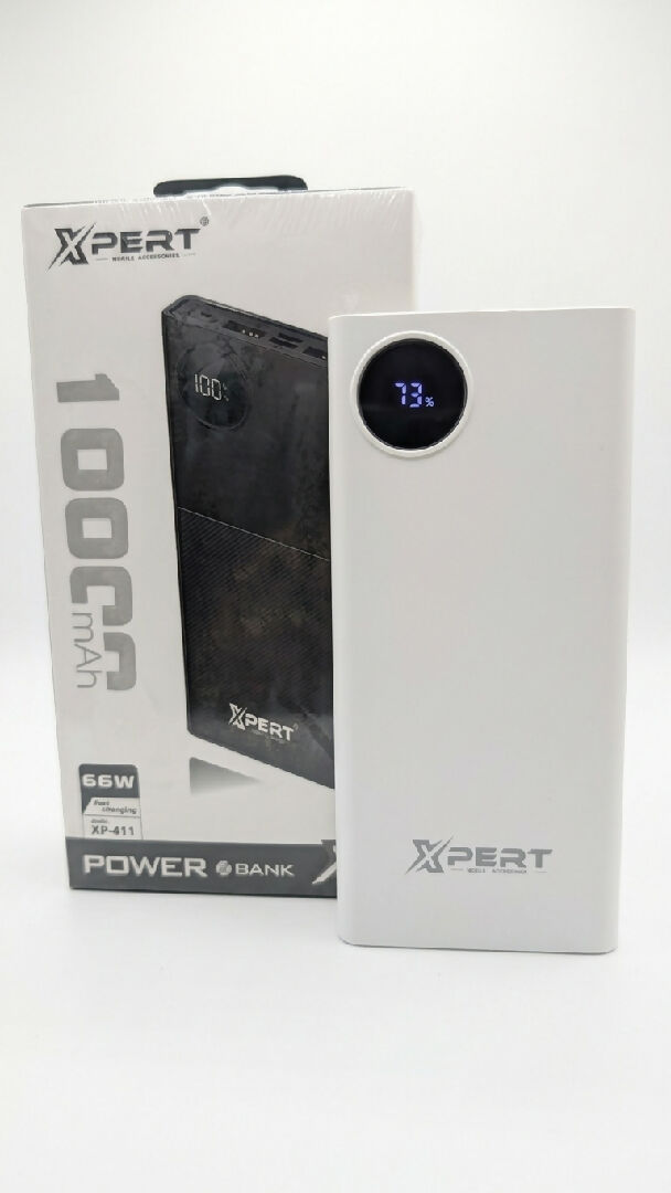 XPERT 10000mAh Fast Charging Power Bank – Digital LED Battery Display