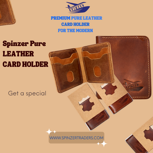 SPINZER PURE LEATHER CARD HOLDER
