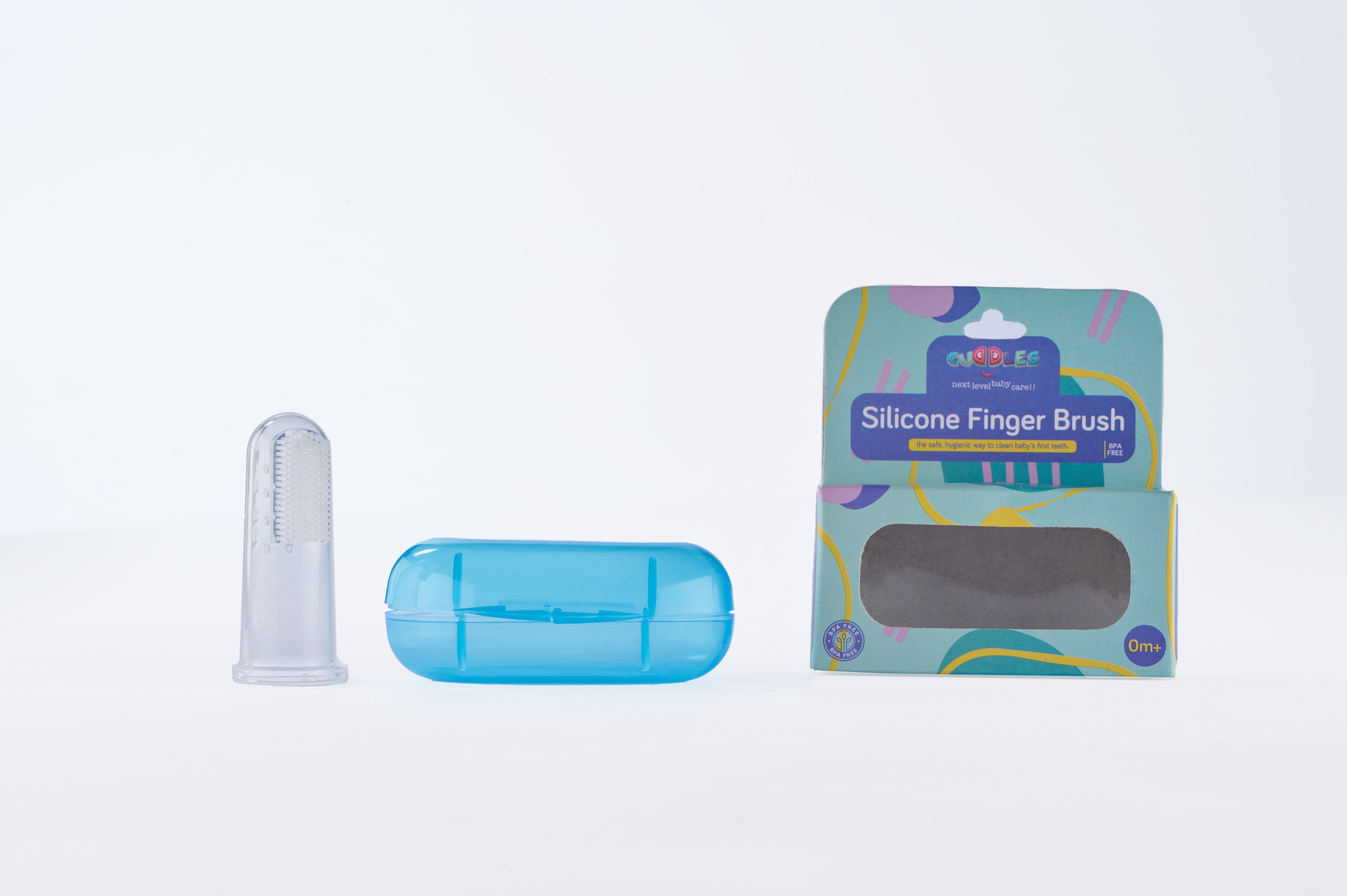 Cuddles Baby Silicone Finger Brush with Box