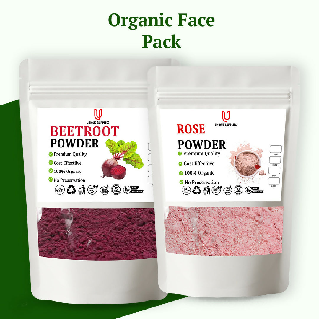 Organic Face Pack Natural Glow and Skin Nourishment