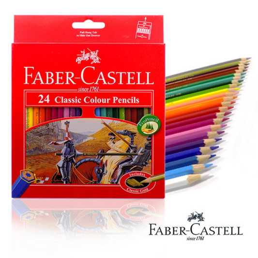 Faber Castell 24 Classic Colour Pencils - Stockist.pk