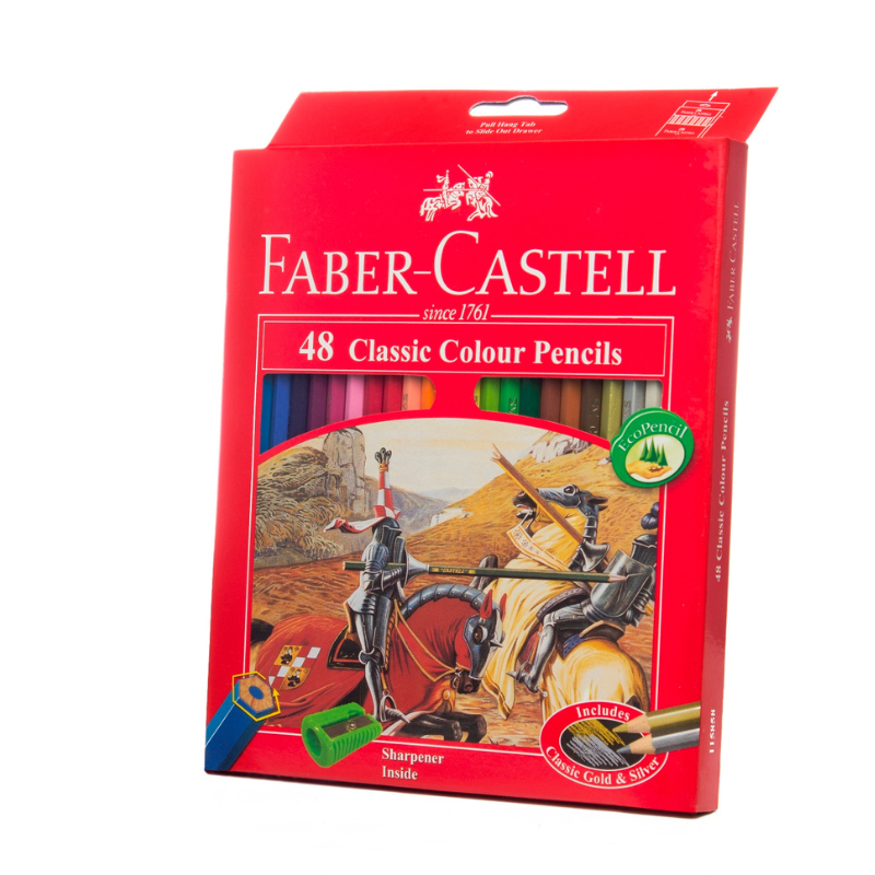 Faber Castell 48 Classic Colour Pencils - Stockist.pk