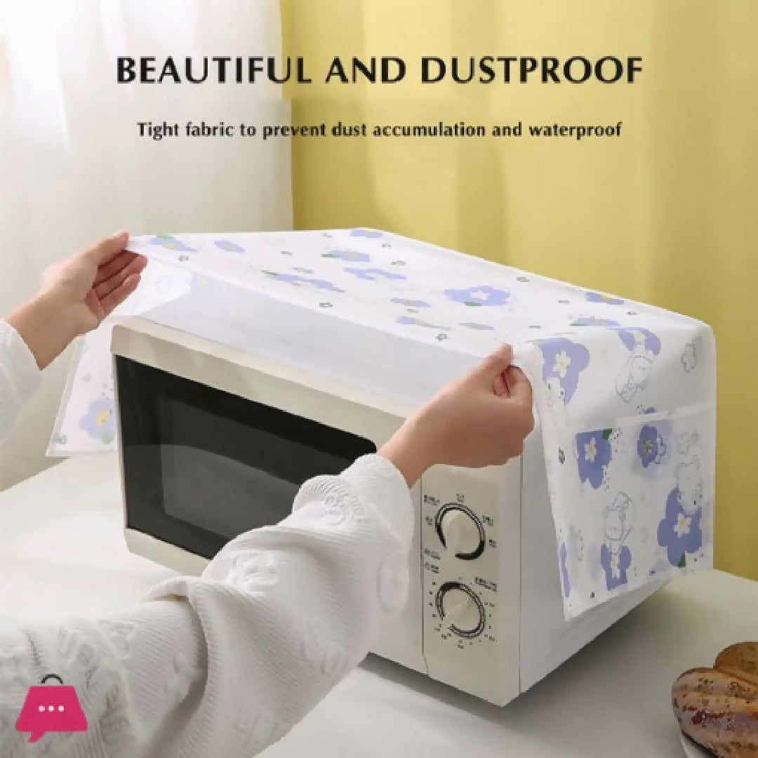 Microwave Oven Dust Proof Cover - Waterproof and Oil-proof - Random Design - Made in China