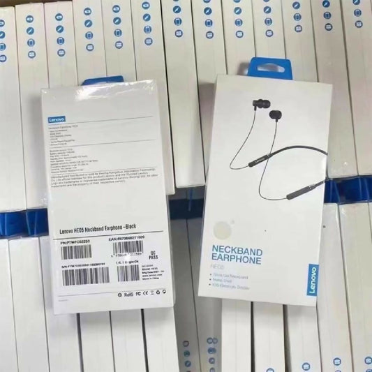 Lenovo HE05 Wireless Neckband Earphone Magnetic Sports Bluetooth Headphones with Mic
