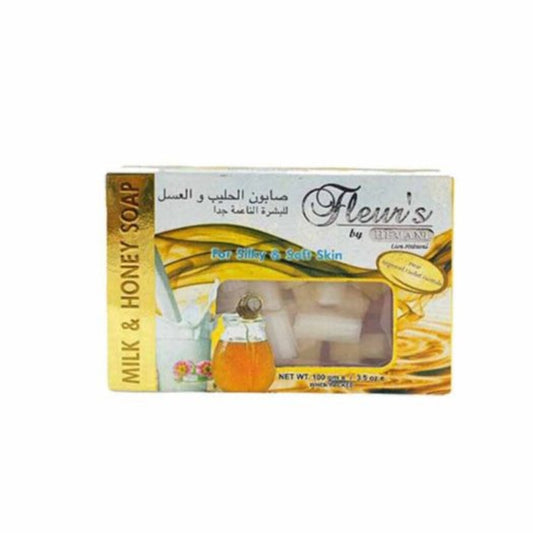 Fleurs Transparent Soap - Milk & Honey