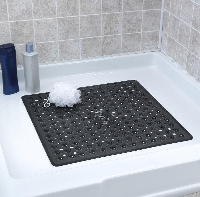 Ultra Grip Anti Slip Shower Mat with Drain Hole