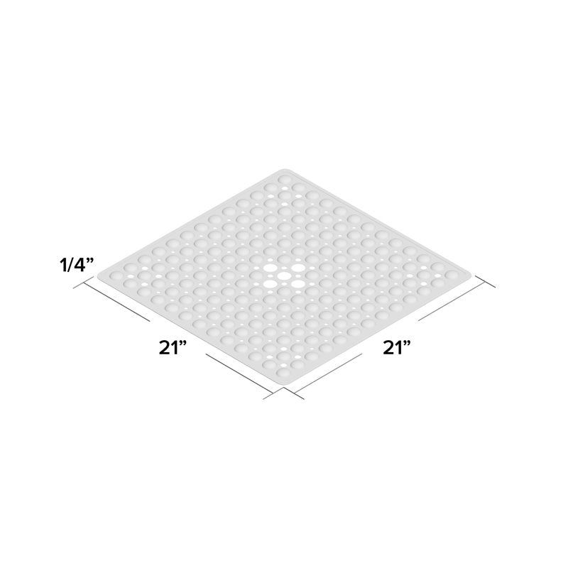 Ultra Grip Anti Slip Shower Mat with Drain Hole