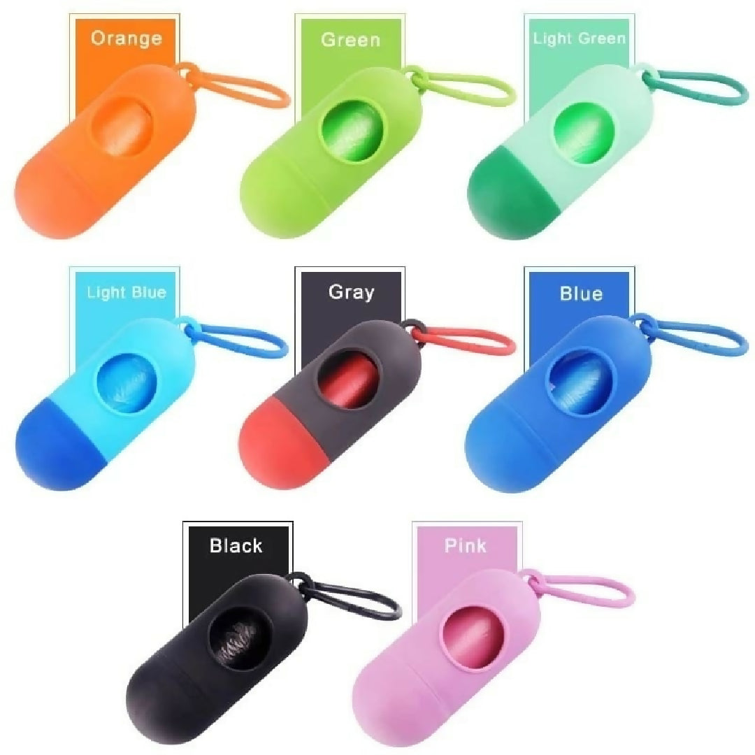 1Pc Baby Diaper Bag Dispenser With Rope Hook Includes 1 Roll Of 18 Disposable Bags Random Colou