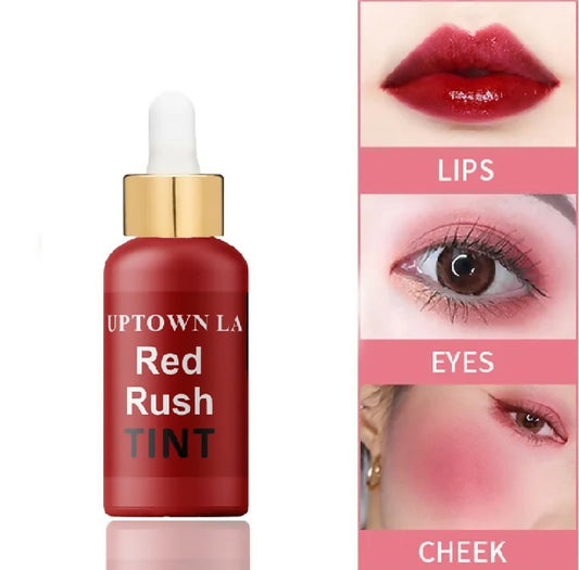 Uptown LA Red Blush Tint for Natural Cheek and Lip Glow Long Lasting Makeup