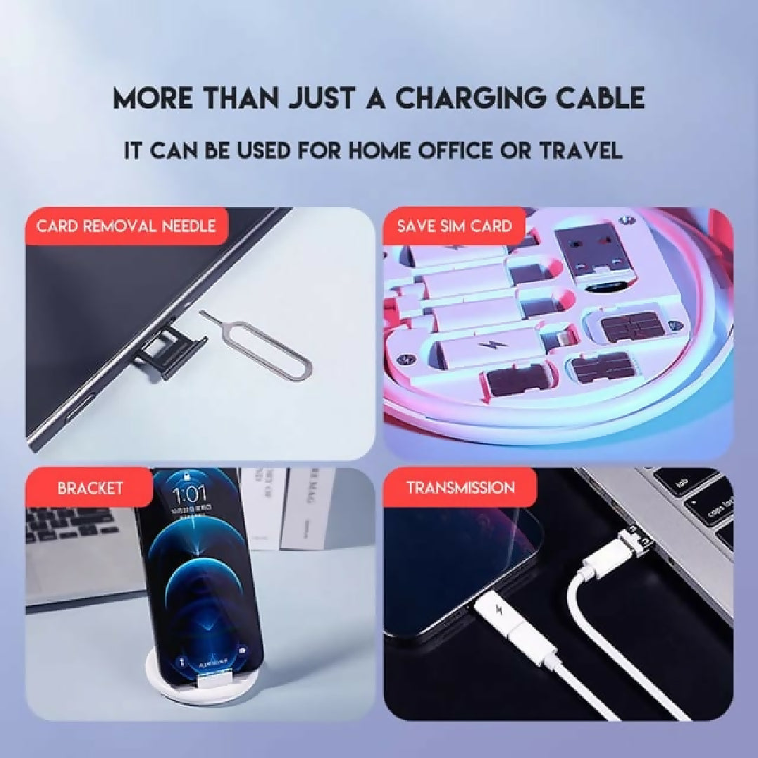 5 in 1 data cable set 60W fast charging Kit
