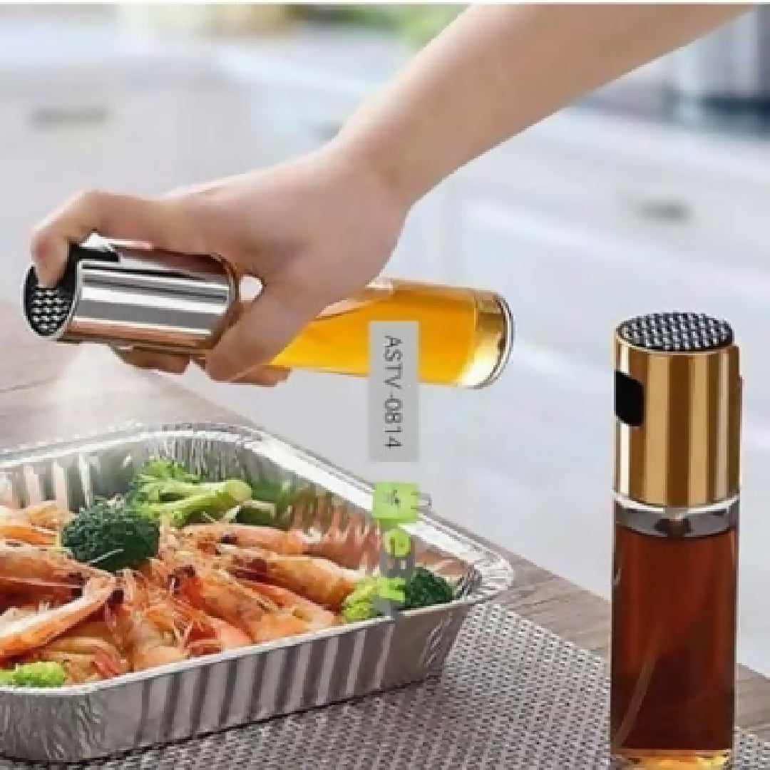 100ML Oil Spray Bottle Pump for Oil Control Kitchen Olive OilS prayer Pot Bottle Dispenser Gadget Cooking Tools For BBQ Baking Frying Salad