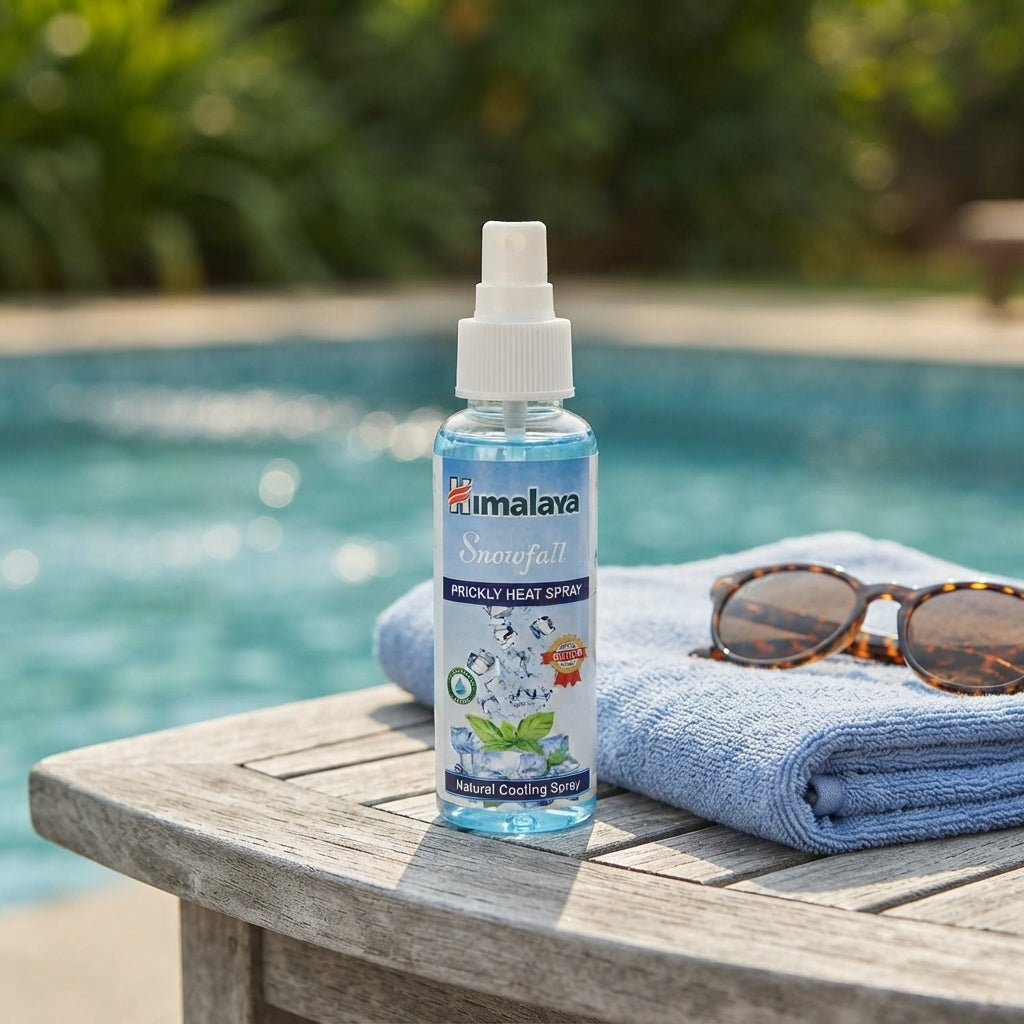 Himalaya IceCool Body Relief Spray Instant Cooling Relief for Garmi Dana Summer Skin Irritation