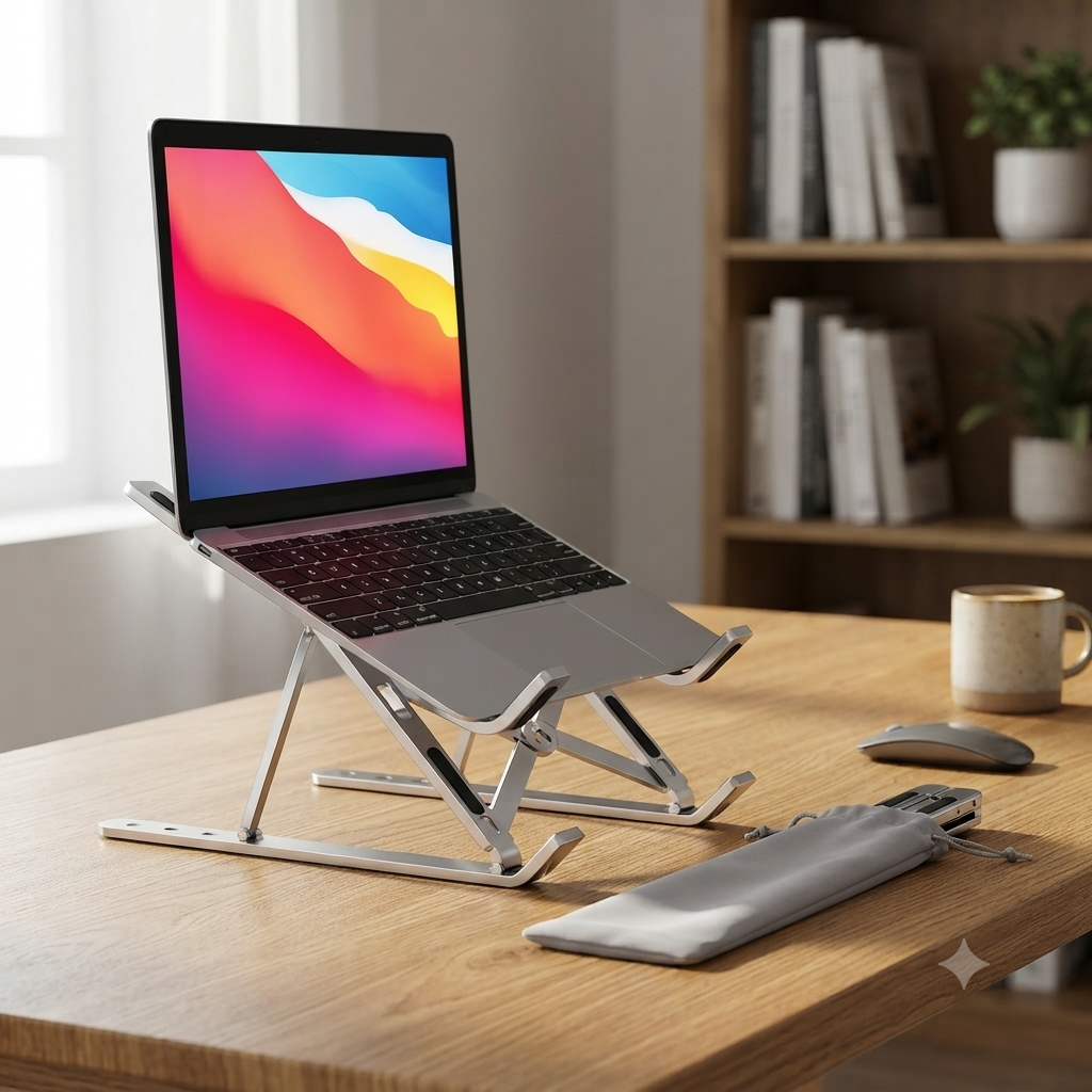 Foldable Metal Laptop Stand
