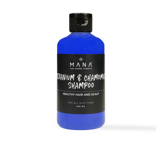 Shop Geranium and Chamomile Shampoo at Mana Beauty Spirit