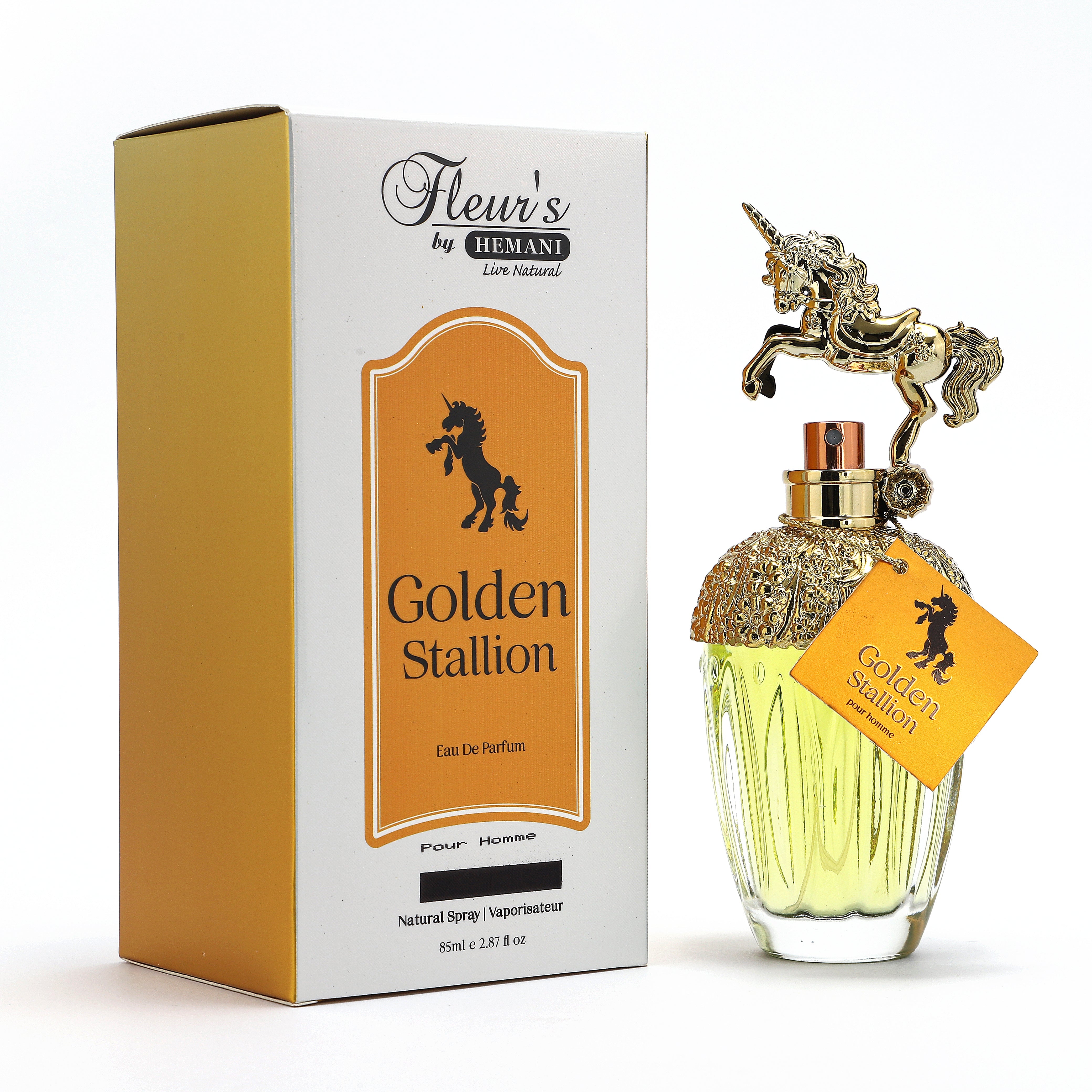 Fleur's Golden Stallion Perfume for Men 85ml
