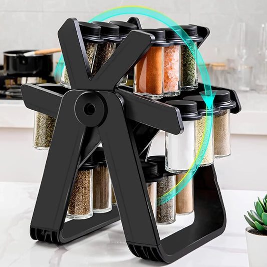 360 Rotating 18 pcs Ferris Wheel Spice Rack
