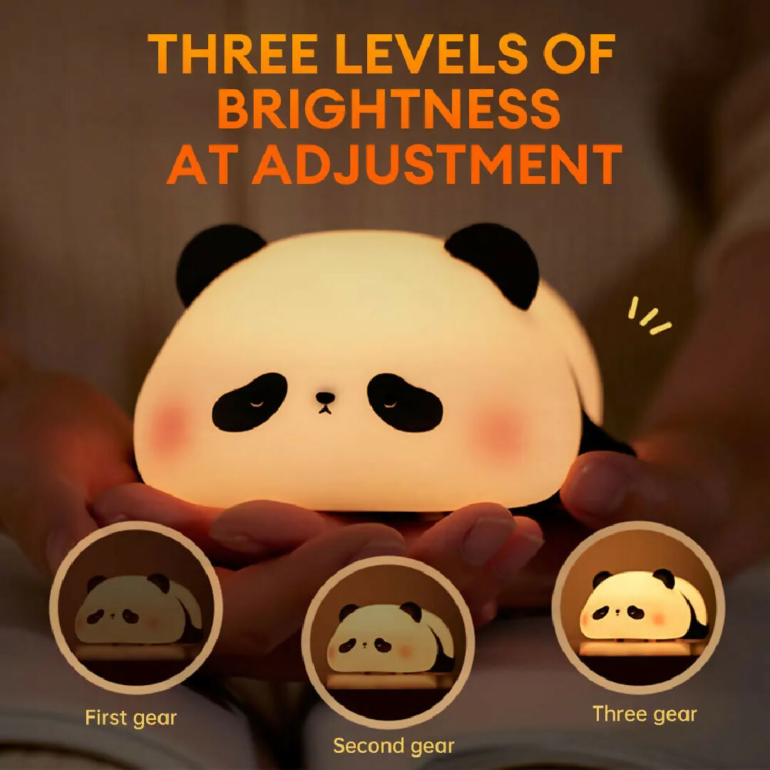Rechargeable Panda Lamp - Cute Panda Night Light - Soft Silicon Lamp For Room Decoration - Panda Lamp